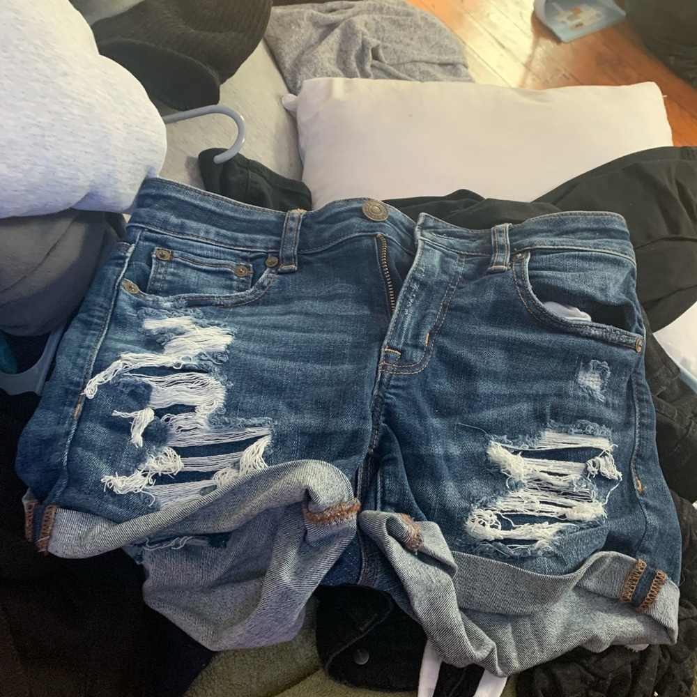 Ripped shorts
